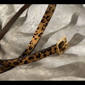 Wild fable cheetah print belt size small